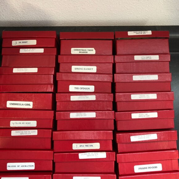 Vintage Set of 36 Hummel Gold Christmas Ornament Collection ARS Switzerland - Picture 5 of 6